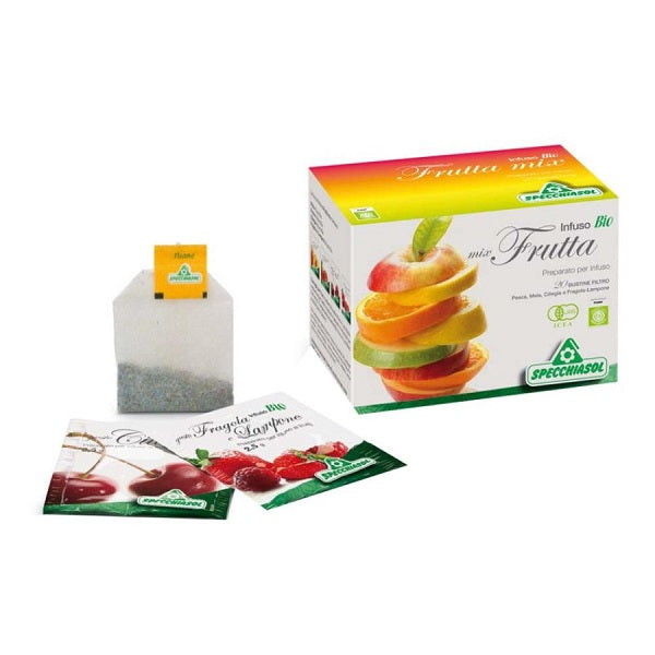 SCATOLA LEGNO PAN DI ZENZERO CON 20 FILTRI DI INFUSI ALLA FRUTTA