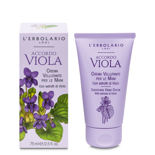 ACCORDO VIOLA CREMA VELLUTANTE PER LE MANI