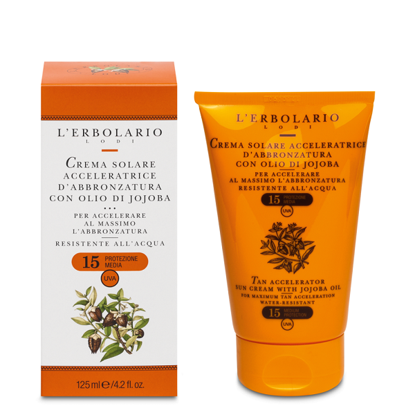 CREMA SOLARE CORPO ACCELERATRICE D'ABBRONZATURA SPF 15