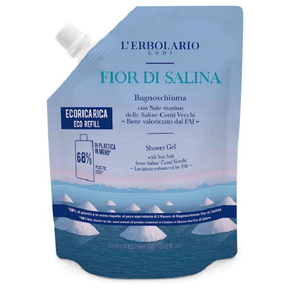 FIOR DI SALINA BAGNOSCHIUMA ECORICARICA DA 500 ML